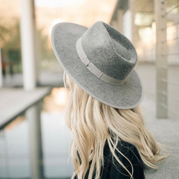 Born To Be Wild | Wool Fedora Hat - GRAY - Picture 3 of 8